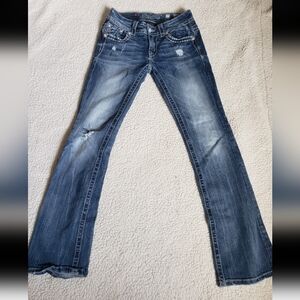 Miss Me lowrise jeans bootcut size 27